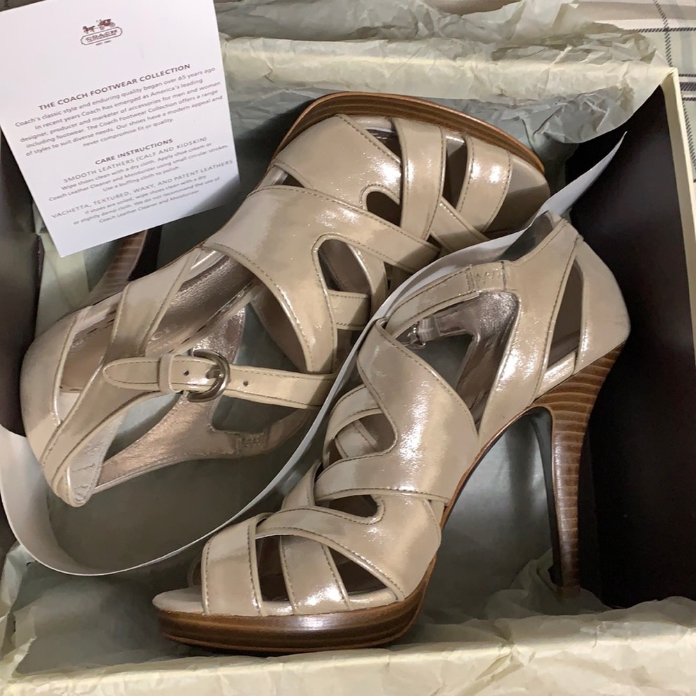 COACH  Brand New 5” heel with .5”platform
